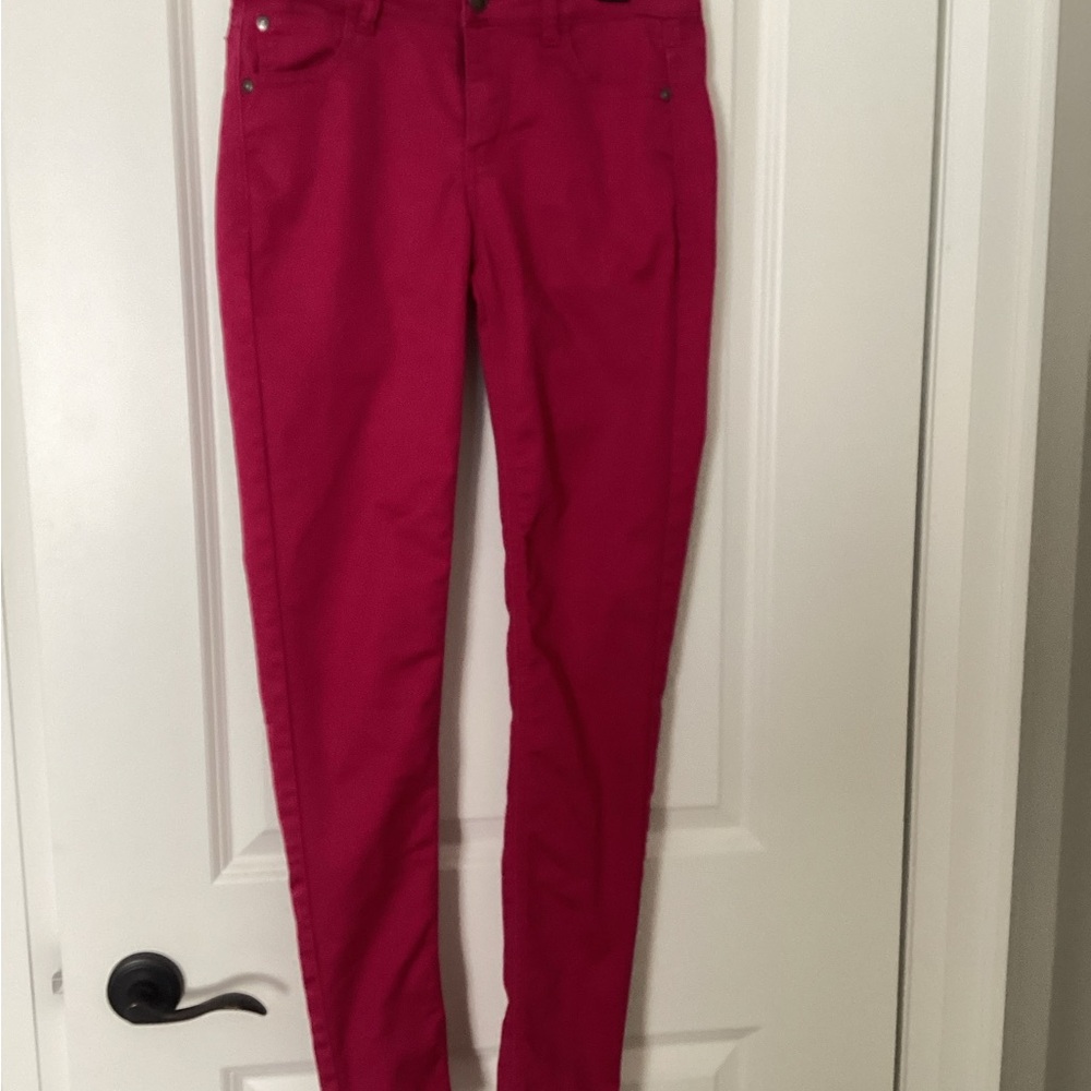 Material Girl Pink Skinny Leg Jean